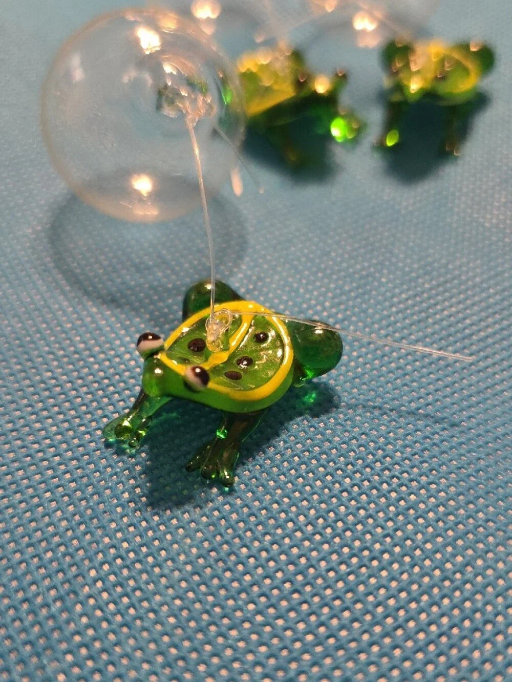 VTG Murano Style Hand Blown Glass Floating Aquarium Ornaments Lot of 17